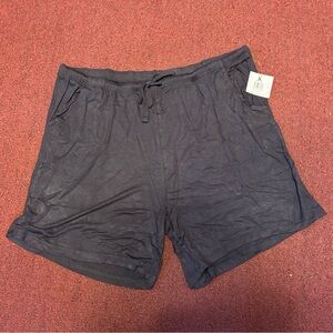 Sexy Basics black lounge pajama shorts with pockets 2XL